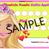 Purchase Barbie Theme Tambola, Bingo, Housie Ticket