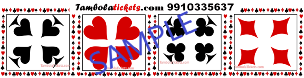 Purchase Cards Theme Tambola, Bingo, Housie Ticket