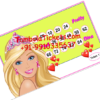 Barbie Theme Tambola | Housie | Bingo Ticket