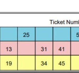 Tambola Tickets PDF with Company Name
