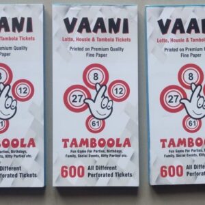 Vaani Premium Tambola Tickets 10 pads
